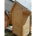 №12 Туалет дачный 1м*1,2м крыша - мягкая черепица