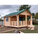 Дачный дом 6м*4м из минибруса с Верандой 